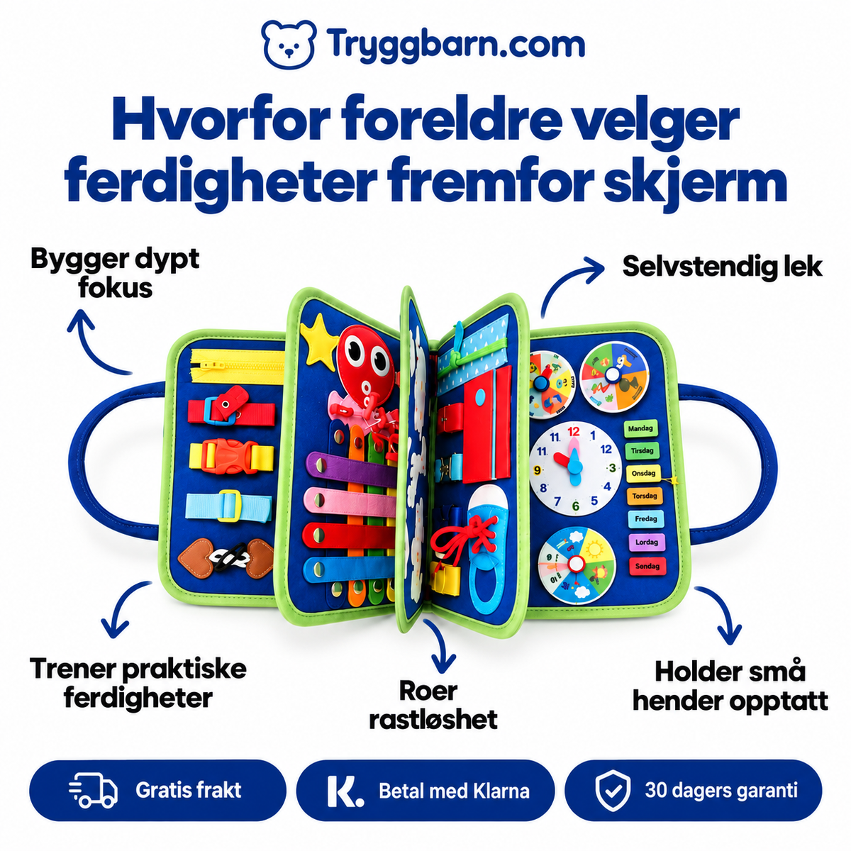 LekBok™ Montessori aktivitetsbok for barn